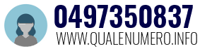 Numero di telefono 0497350837 0497350837