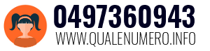 Numero di telefono 0497360943 0497360943