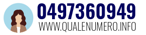 Numero di telefono 0497360949 0497360949