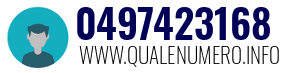 Numero di telefono 0497423168 0497423168