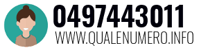 Numero di telefono 0497443011 0497443011