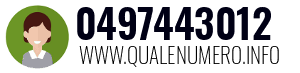 Numero di telefono 0497443012 0497443012