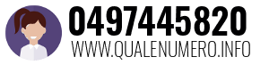 Numero di telefono 0497445820 0497445820