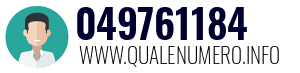 Numero di telefono 049761184 049761184