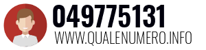 Numero di telefono 049775131 049775131