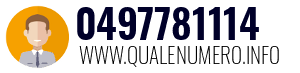 Numero di telefono 0497781114 0497781114