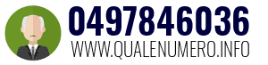 Numero di telefono 0497846036 0497846036