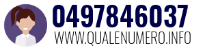 Numero di telefono 0497846037 0497846037