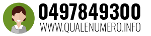 Numero di telefono 0497849300 0497849300