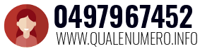 Numero di telefono 0497967452 0497967452
