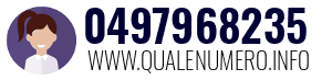 Numero di telefono 0497968235 0497968235