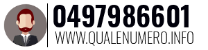 Numero di telefono 0497986601 0497986601