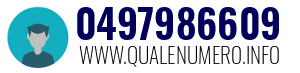 Numero di telefono 0497986609 0497986609