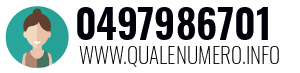Numero di telefono 0497986701 0497986701
