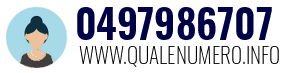 Numero di telefono 0497986707 0497986707