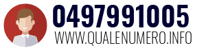 Numero di telefono 0497991005 0497991005
