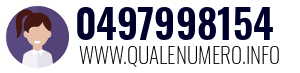 Numero di telefono 0497998154 0497998154