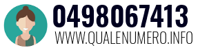 Numero di telefono 0498067413 0498067413