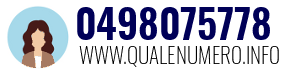 Numero di telefono 0498075778 0498075778