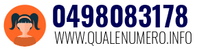 Numero di telefono 0498083178 0498083178