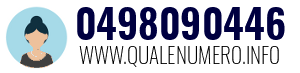 Numero di telefono 0498090446 0498090446