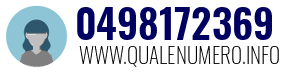 Numero di telefono 0498172369 0498172369