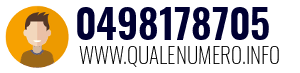 Numero di telefono 0498178705 0498178705