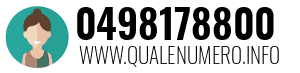 Numero di telefono 0498178800 0498178800