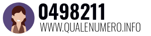 Numero di telefono 0498211 0498211