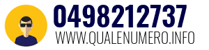 Numero di telefono 0498212737 0498212737