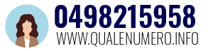 Numero di telefono 0498215958 0498215958