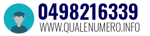 Numero di telefono 0498216339 0498216339