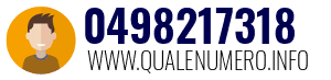 Numero di telefono 0498217318 0498217318