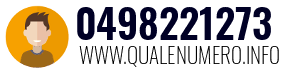 Numero di telefono 0498221273 0498221273