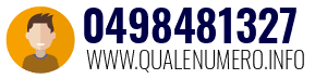 Numero di telefono 0498481327 0498481327