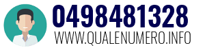 Numero di telefono 0498481328 0498481328