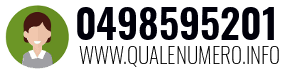 Numero di telefono 0498595201 0498595201
