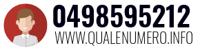 Numero di telefono 0498595212 0498595212