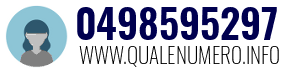 Numero di telefono 0498595297 0498595297