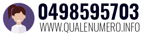 Numero di telefono 0498595703 0498595703
