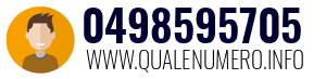 Numero di telefono 0498595705 0498595705