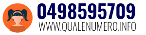 Numero di telefono 0498595709 0498595709