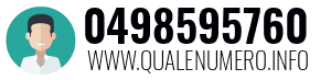 Numero di telefono 0498595760 0498595760