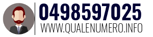 Numero di telefono 0498597025 0498597025