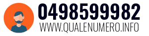 Numero di telefono 0498599982 0498599982