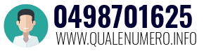 Numero di telefono 0498701625 0498701625