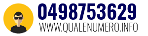 Numero di telefono 0498753629 0498753629