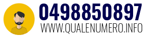 Numero di telefono 0498850897 0498850897