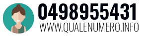 Numero di telefono 0498955431 0498955431