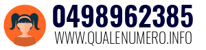 Numero di telefono 0498962385 0498962385